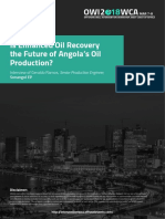 Is Enhanced Oil Recovery The Future of Angola's Oil Production?