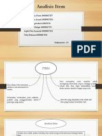 Analisis Item - Psikometri 