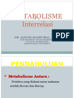 METABOLISME Interrelasi