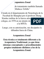 Puntura Zonal  Técnica