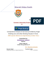 Summer Intership Report On Angel Broking LTD PUNE PDF
