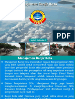 Materi 3 Manajemen Banjir Kota