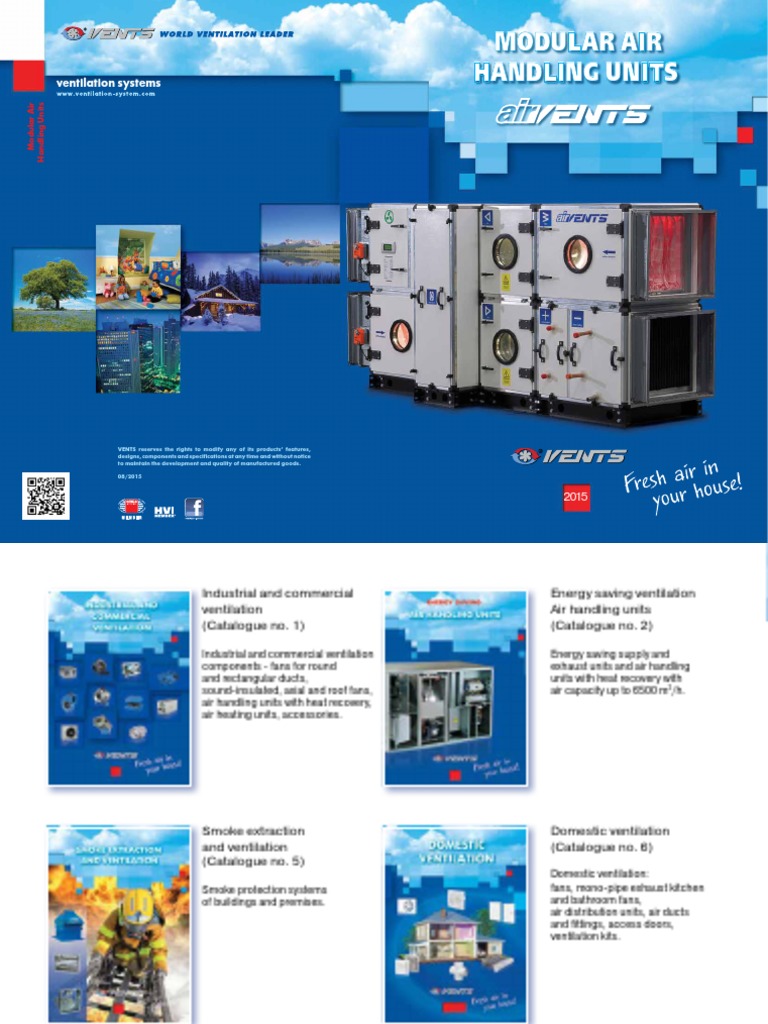 Modular Air Handling Units Guide | PDF | Hvac | Duct (Flow)