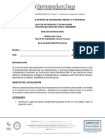 Evaluación Practica Analisis Estructural (2-2019)