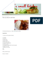 Deea's Small Kitchen - Pui Cu Orez in Stil Thai PDF