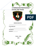 Formación policial Tacna 2018