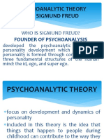Psychoanalytic Theory By: Sigmund Freud
