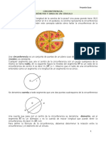 Círculo y Circunferencia Séptimo PDF