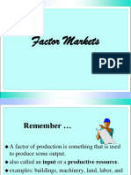 Factor Market