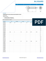 Hexalobular (6 Lobe) Socket Pan Head Machine Screws: Article# d1 d2 Max. K Max. T Max. A L