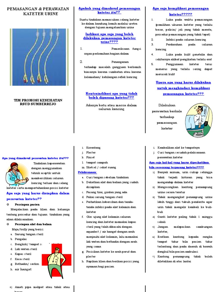 Pemasangan dan Perawatan Kateter Urine | PDF