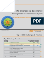 Introduction to Operational Excellence