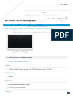 HP 20 C419in All in One Desktop