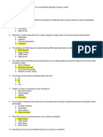 Introduction To Psychology Questionnaire