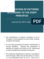Identification of Patterns According To The Eight Principles