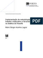 Implementação de Metodologias de Trabalho Colaborativo e Ferramentas Online Na Didática Da Filosofia