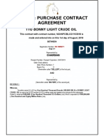 Sales & Purchase Contract for Bonny Light Crude Oil