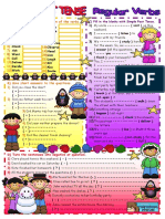 Past Simple Regular Verbs PDF