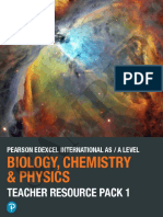 Sample: Biology, Chemistry & Physics