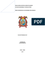 Plan de trabajo de la Comisión de Licenciamiento 2019 de la EPIM