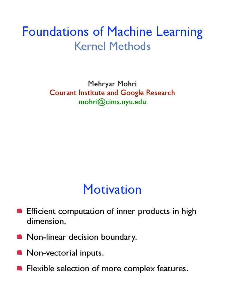 ML Kernel Methods | PDF | Machine Learning | Mathematical Analysis