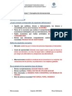 Microeconomia Ejercicios - Semana 1