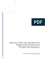 MANUAL CURSO PROTECCIÓN DE DATOS DE CARÁCTER PERSONAL - Actualizado - v3 PDF