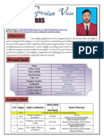 Ghulam Abbas CV