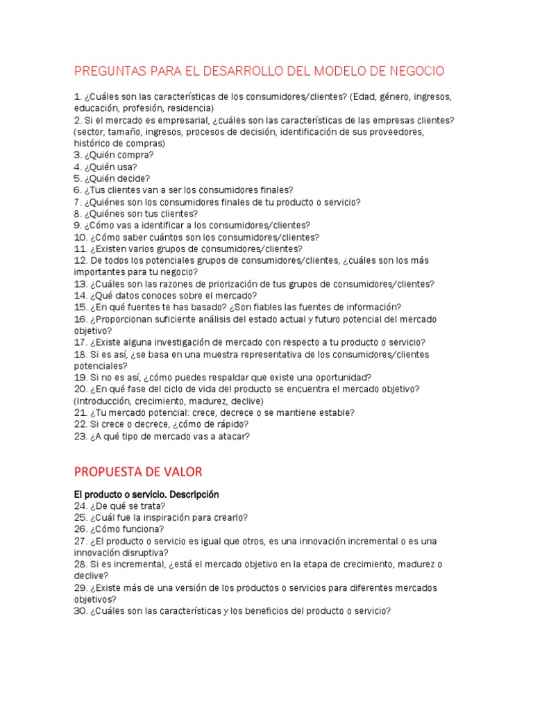 Principios para Desarrollar un Negocio | PDF