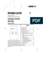 Manual de usuario termostato PAR-21MAA Mitsubishi Electric aire acondicionado.pdf