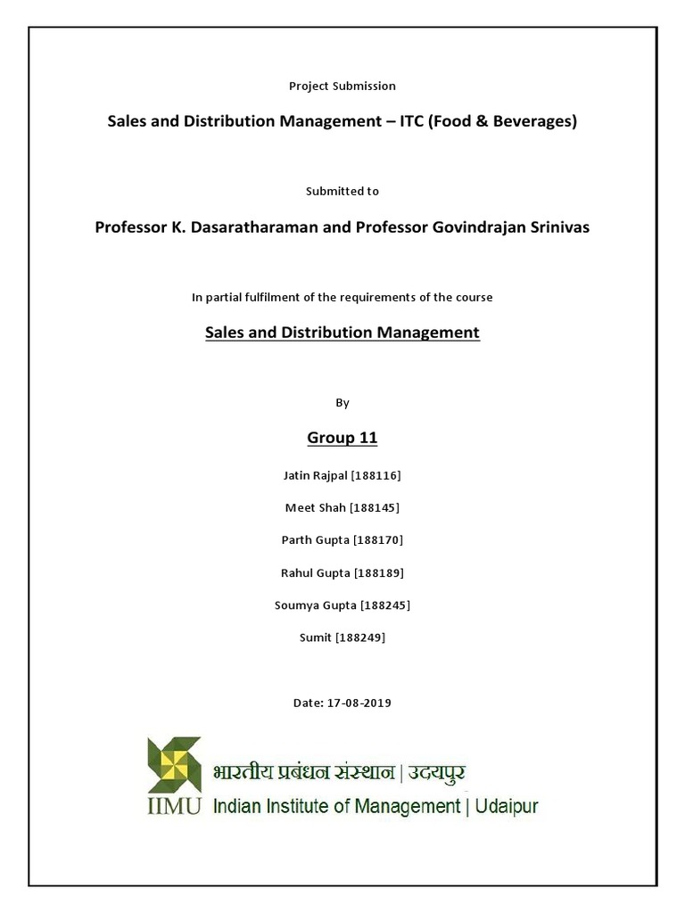 ITC's Food and Beverages Distribution Channel in Jharkhand Insights
