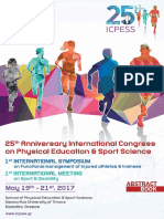 25o Διεθνές Συνέδριο Φυσικής Αγωγής & Αθλητισμού - βιβλίο περιλήψεων