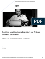 Conflicto y guión cinematográfico_ por Antonio Sánchez Escalonilla _ anatomíadelaimagen