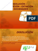 Diapositivas de Disolucion, Luidacion y Extincion