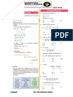 MCD - MCM: Algebra Ing. Yoni Espinoza Rivera