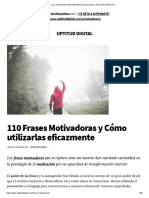 Las 110 Frases Motivadoras de Superación y Éxito ¡Motívate Ya!