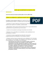 Características Del Proceso de Calidad Total