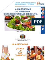 FORO HIVOS 2 Dietas Sostenibles Bolivia Ministerio Salud PDF