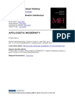 Apologetic Modernity PDF
