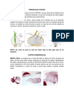 Principales Cortes