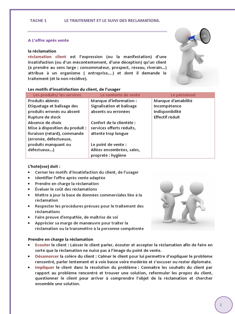 Gestion des Réclamations Clients | PDF | Sodles | Management de la qualité