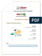 Examen... Inteligencia de Negocios