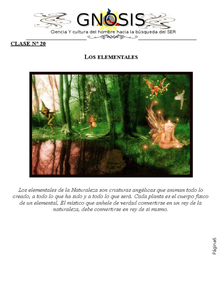 Los Elementales de la Naturaleza | PDF | Tierra | Homo Sapiens