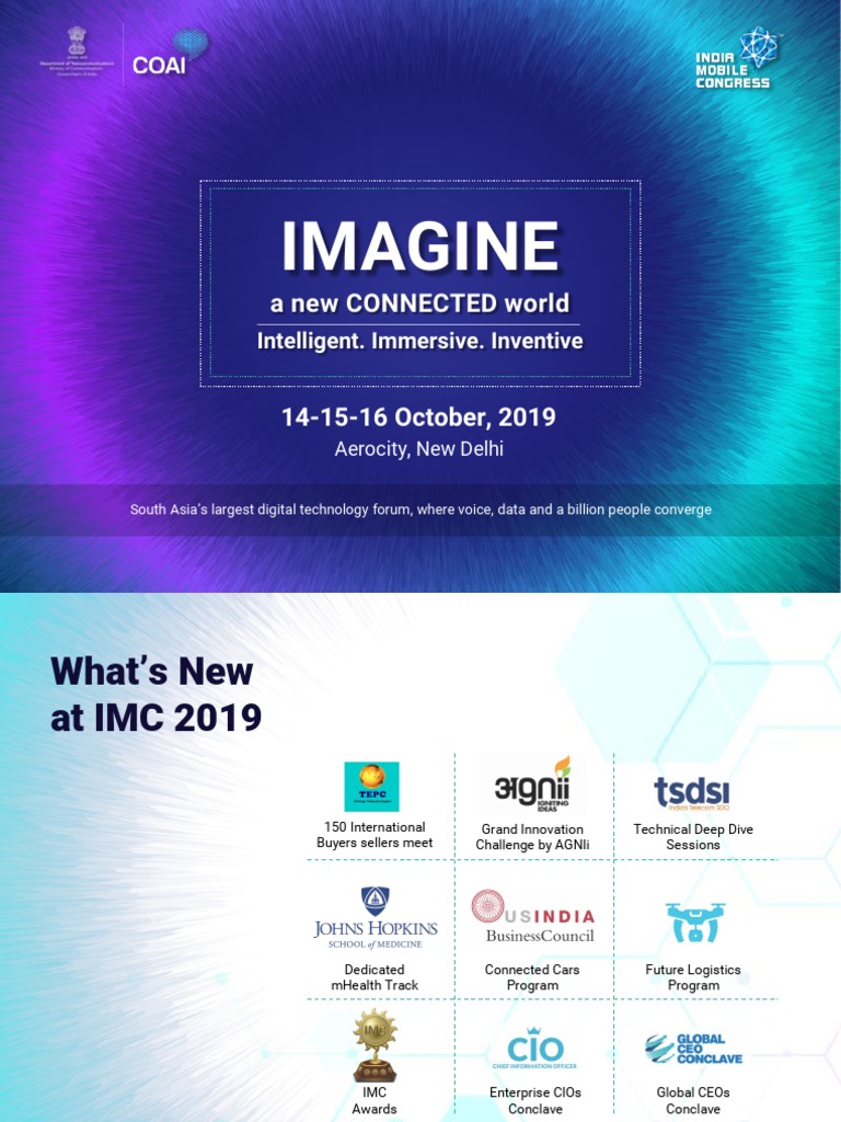 IMC 2019 Brochure Digital | PDF | Telecommunications | Science