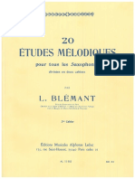 Blemant - etudes melodiques 20 - part 2