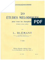 Blemant - Etudes Melodiques 20 - Part 2