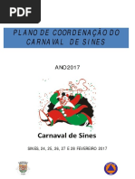 Plano de Coordena o Do Carnaval de Sines 2017 - Vers o p Blica