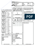 Ficha de Personagem D&D 5E PDF