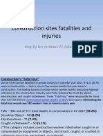 Construction Sites Fatalities and Injuries: Eng - Ey BN Mnbass Al-Adaileh
