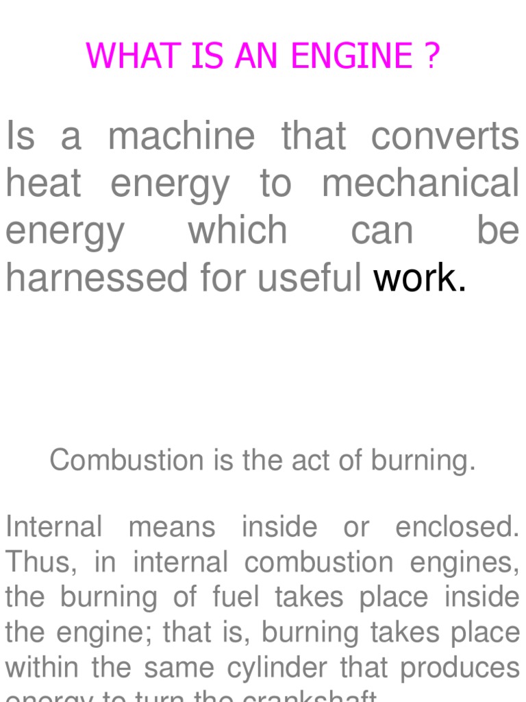 An In-Depth Look at Internal Combustion Engines: Their Classification